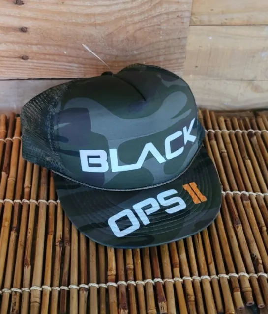 Call of Duty Black Ops II Camo 2 Snapback Hat Licensed CLEAN