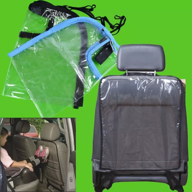 Car UniversalSeat Back Protector Cover for Children  Auto Kick Mat Mud Clean
