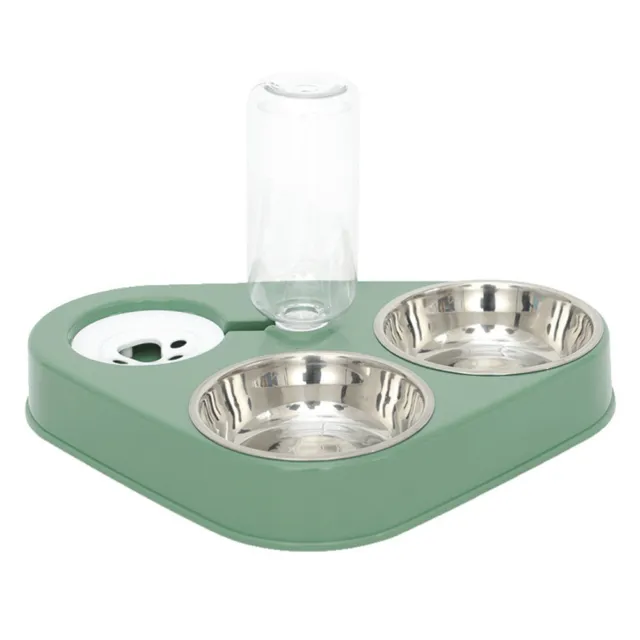 Autoseal Water Bottle Auto Dog Food Dispenser Pet Drinking Basin Feeding Bowl