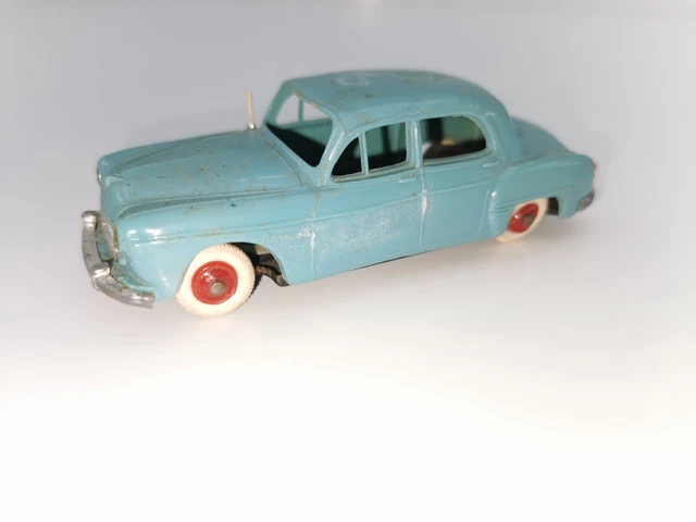 Miniature Norev F - Renault 4cv Bleue - Châssis Tôle - 1/43