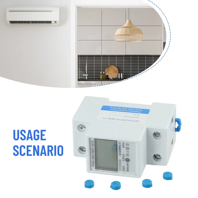 Spia Luminosa Per Guida DIN 230V 50/60Hz – Semaforo Di Segnalazione Per Quadro Elettrico – Facile Installazione