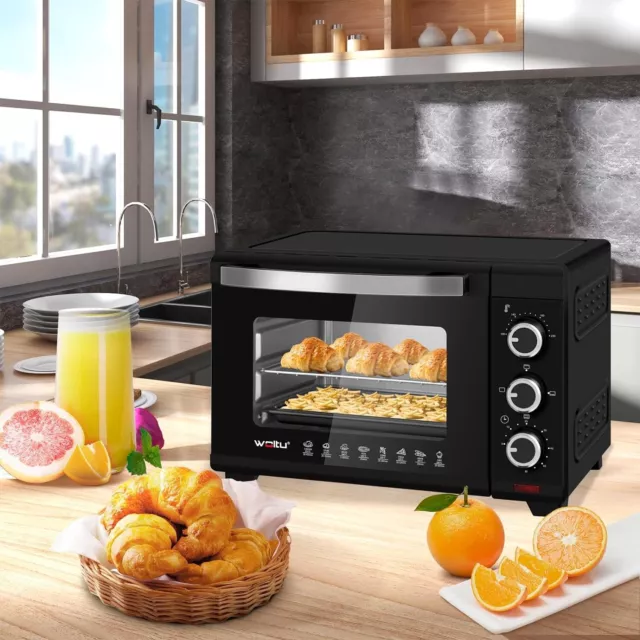 WOLTU Mini Oven 32L, Toaster Oven Electric Oven, Small Oven Countertop Oven with