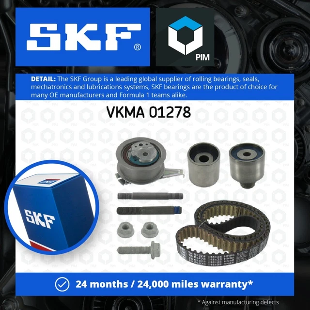 TIMING BELT KIT fits VW GOLF Mk6, Mk7 2.0 1.6D 2.0D 2012 on Set SKF
