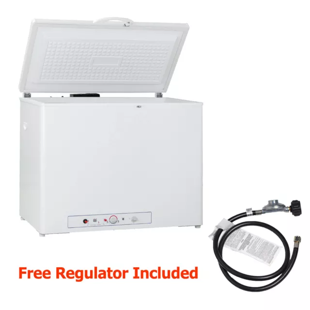 Smad 7.1 cu ft Propane Gas 110V Chest Freezer Cabin Home Camping RV Offgrid