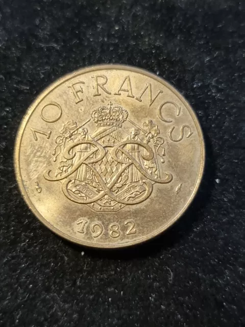 Monaco - 10 Francs 1982 Franken - Rainer III