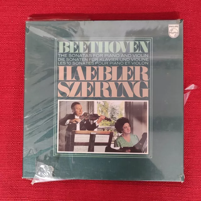 Ingrid Haebler / Henryk Szeryng BEETHOVEN Violin Sonatas Philips 5 LP 6769 011