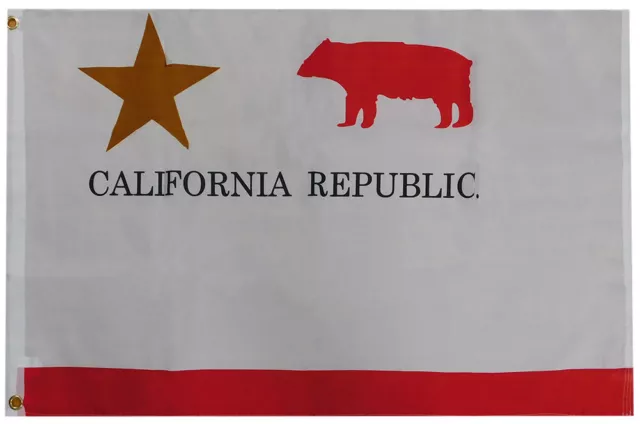 2x3 California Republic 1864 HISTORIC Premium 100D Woven Poly Nylon Flag Banner
