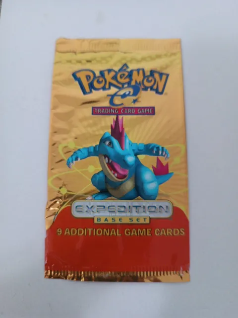 Pacchetto Pokémon Vuoto Expedition ENG Empty Booster Pack No Complete Artset