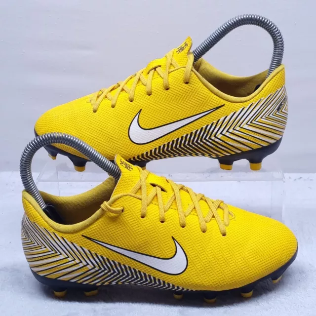 Nike Football Boots Uk Size 2 Mercurial Namar Jr Yellow Moulded Studs