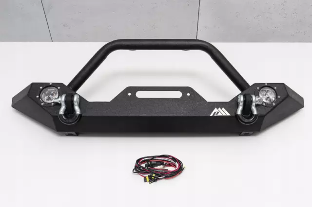 Front bumper for Jeep Wrangler YJ/TJ 1987-2006 with LED ASPEN