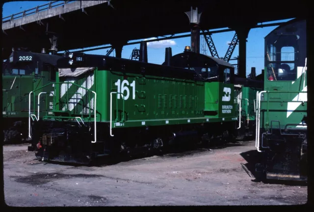 Original Rail Slide - BN Burlington Northern 161 Denver CO 3-6-1982