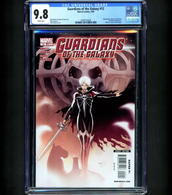 Guardians Of The Galaxy #12 CGC 9.8 1ST PHYLA-VELL as Death GOTG 3 Marvel NM