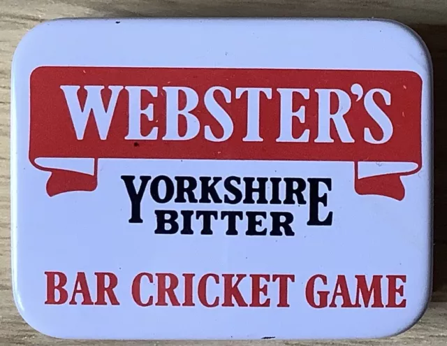 Vintage Webster’s Yorkshire Bitter Bar Cricket Game ‘Owzthat’ Collectable