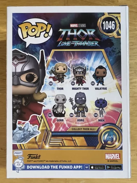 MIGHTY THOR Jane Foster 1046 Funko Pop - Marvel GITD Pop In A Box Exclusive 3