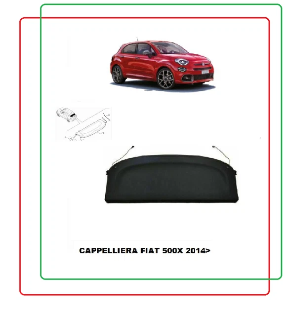 Mensola Per Bagagliaio Fiat 500X Dal 2014 - Pianale Posteriore Per Organizzare Lo Spazio - Foto 3