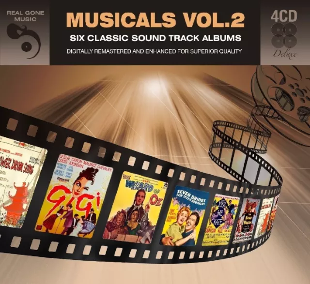 Musicals Vol. 2 (Kiss Me Kate, The Band Wagon, Flower Drum Song, ...) 4 Cd Neu