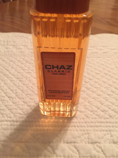 Chaz Mens Cologne. 2.5 Oz.    19.99.  Free Ship