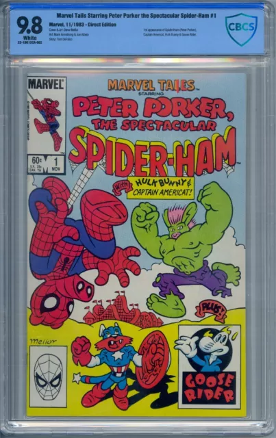 Marvel Tails #1 Cbcs 9.8 1St Peter Porker Spider-Ham White Pages A062 Not Cgc