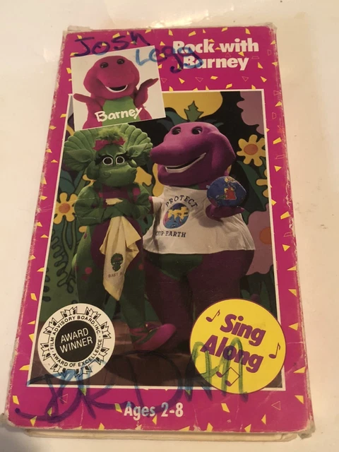 BARNEY ROCK WITH Barney VHS Tape Children’s Video Vintage £7.31 ...