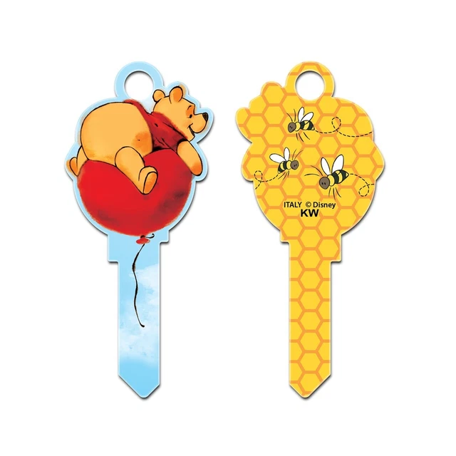 WINNIE THE POOH Disney House Keyblank Sc1 / 5Pins Uncut For Schlage