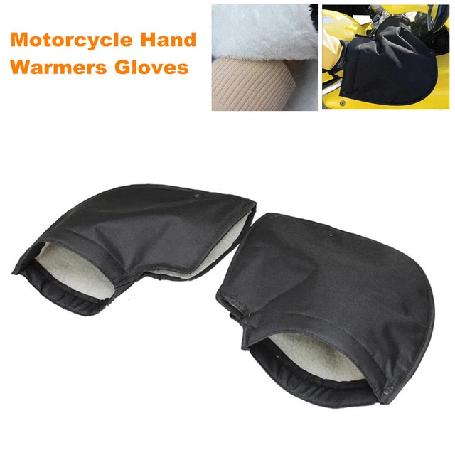 Winter Snowmobile Motorcycle Hand Warmers Gloves for Dirt Bike Scooter Moped ATV
