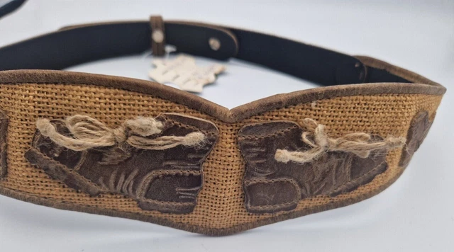 Cintura tradizionale Oktoberfest pelle con scarpe da trekking motivo marrone