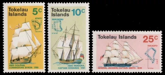 Tokelau 1970 - Mi-N.o 15-17 ** - Estampillada sin montar o nunca montada - barcos / barcos