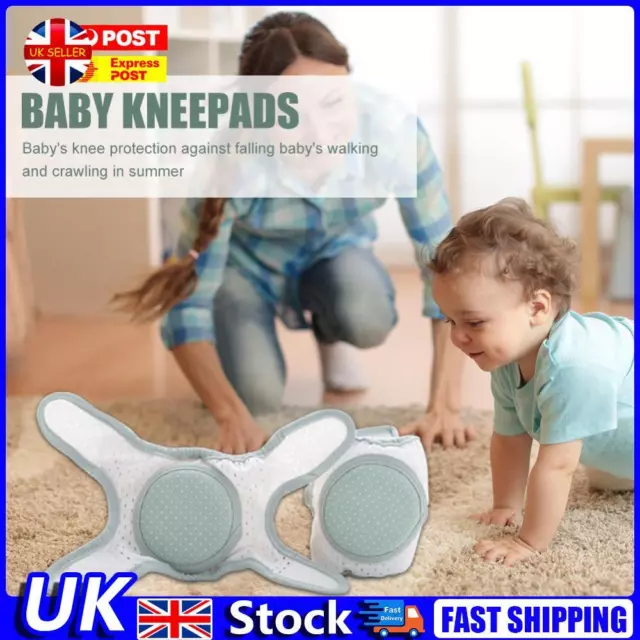 Baby Knee Pad Crawling Elbow Cushion Toddlers Kid Kneecap Protector (Green) UK