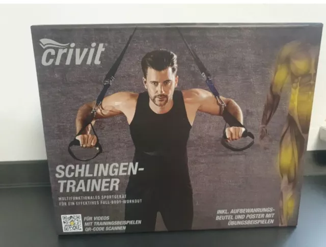 Crivit Schlingentrainer Multifunktionales Sportgerät für ein Full-Body-Workout