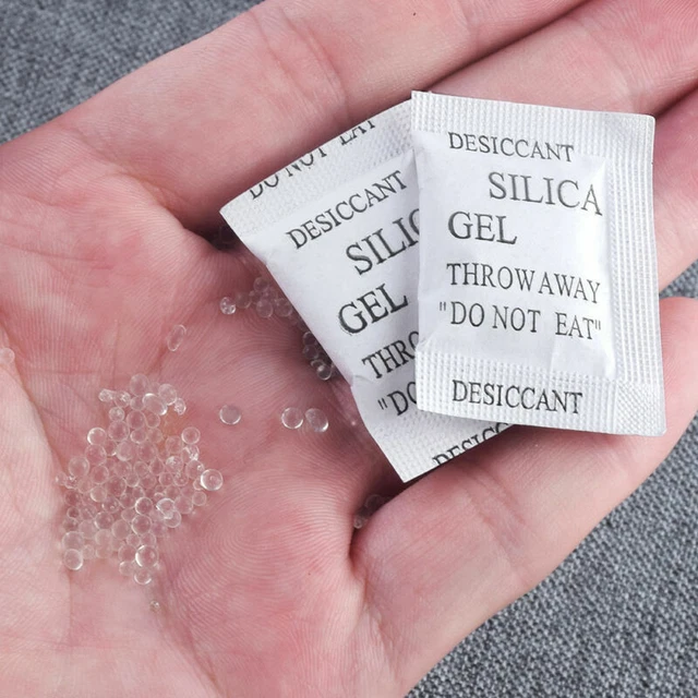 Clothes Drying Gel 1g Desiccant Absorber Bags Kitchen Silica 200Pcs