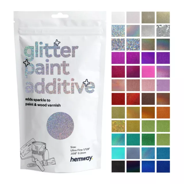 Hemway Glitter Paint Ultra fine / Extra Fine Additive for Emulsion Bedroom