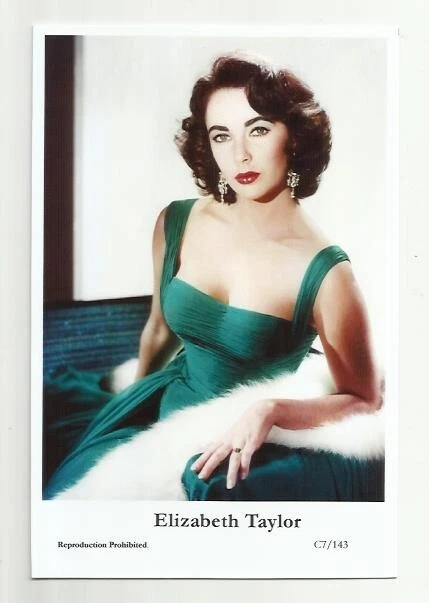 (Bx30) Elizabeth Taylor Swiftsure Photo Postcard (C7/143) Filmstar Pin Up Glamor