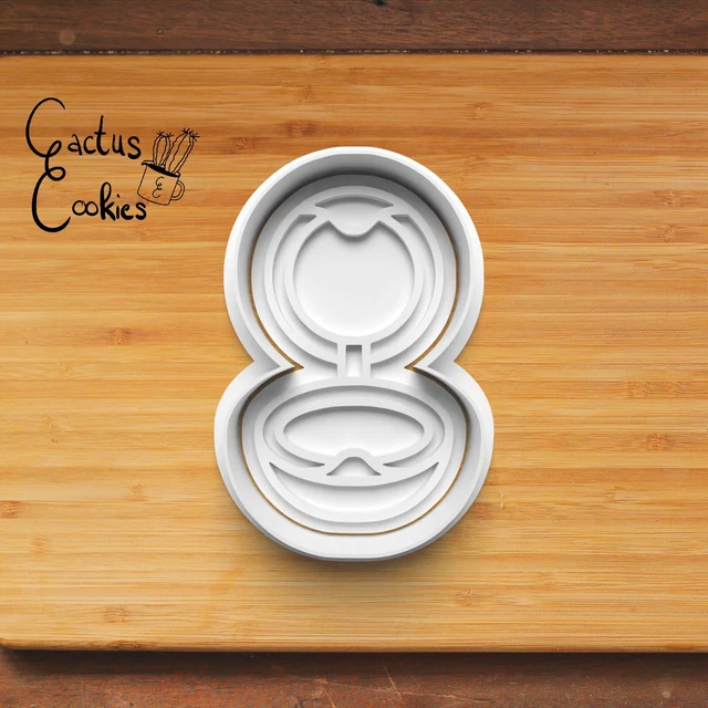 Caja de polvo cortador molde de corte sello Clay Cutter cortador de arcilla