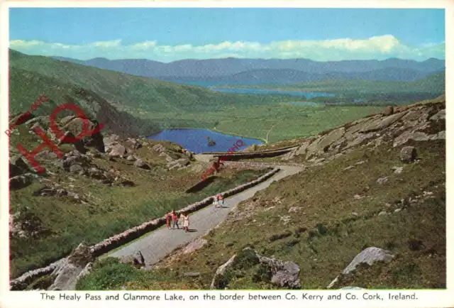 Postcard> The Healy Pass and Clanmore Lake, Between Co. Kerry and Co. Cork