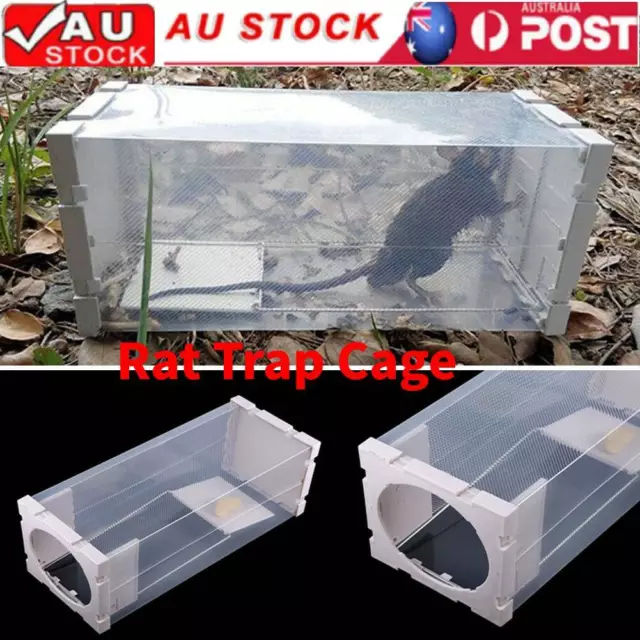 Humane Rat Trap Cage Animal Pest Rodent Mice Mouse Control Live Bait Catch