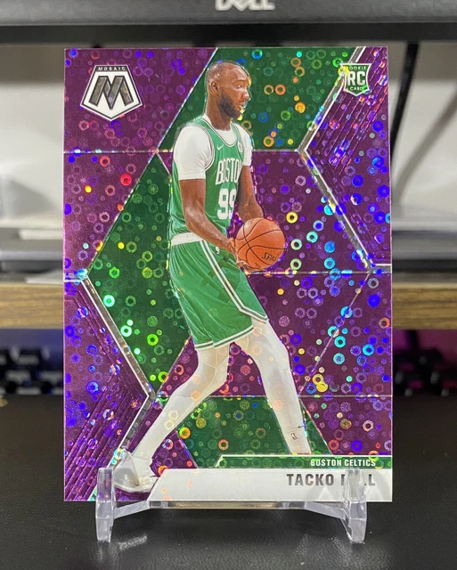 2019-20 Mosaic Tacko Fall Fast Break Purple /50 Rookie RC #244