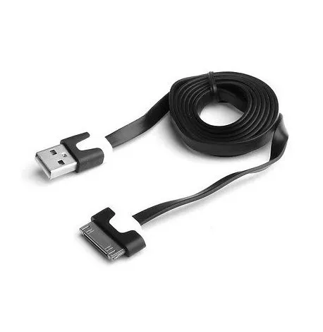 ★ Haute Qualite ★ Cable Usb Noir Plat Charge + Synchro ★ Ipod Touch 1 2 3 4 Flat