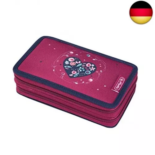 Herlitz 50026074 23-teiliges Doppeletui Heart, 1 Stück