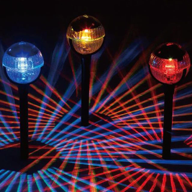 Lumières solaires Uonlytech, Couleurs imperméables Changement de paysage 3