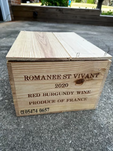 Domaine Romanee Conti Romanee St Vivant 2020 Wooden Box