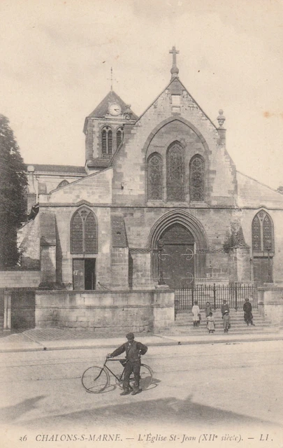 CPA 51 CHALONS sur MARNE L'Eglise Saint Jean (XIIe Siècle)