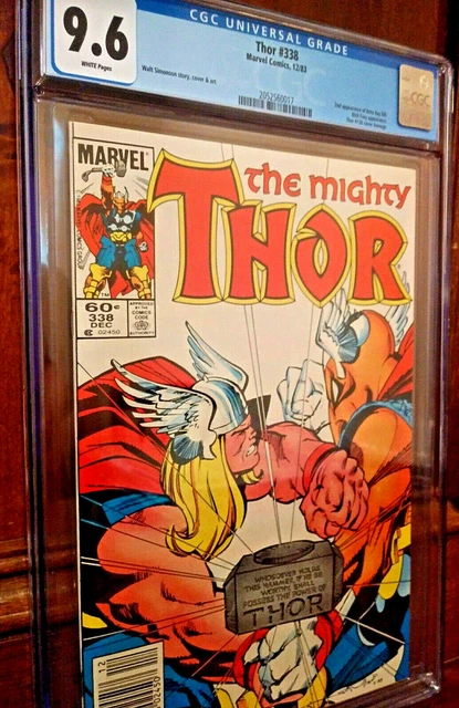 Thor 338 CGC 9.6 NM+ 2nd Appearance Of Beta Ray Bill! Rare Newsstand UPC!