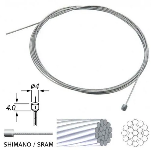 Schaltinnenzug Stahl Kompatibe Shimano Sram Fahrrad Bowdenzug Schaltkabel