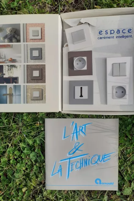 ARNOULD série espace interrupteurs + prises neufs présentoir commercial VINTAGE