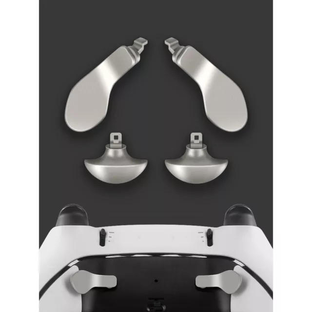 4* Palettes de boutons arrière en métal pour manette de jeu PS5 Dualsense Edge 2