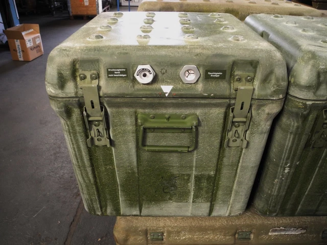 GFK Kiste Box Flightcase Wasserdicht Maibach 40x40x30cm Ex BW Bundeswehr