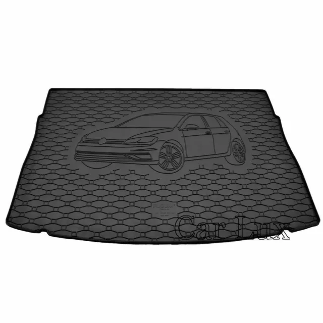 Alfombra protector cubre maletero de goma a medida VW Golf VII 7 desde 2014-