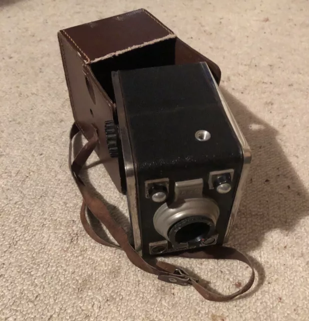 Vintage Rarität alter Fotoapparat GEVABOX 6 x 9 BOX Rollfilm Kamera Sammler Deko 2