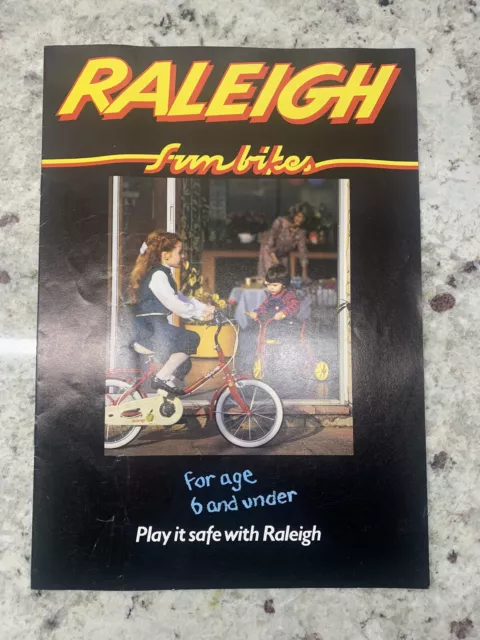 Raleigh Fun Bikes Bicycle Brochure Spring 1983 Inc Boxer / XL & Blaster BMX
