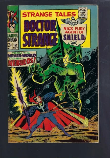 Strange Tales 162 -  Nick Fury - Dr Strange - Jim  Steranko Art - Marvel Comics